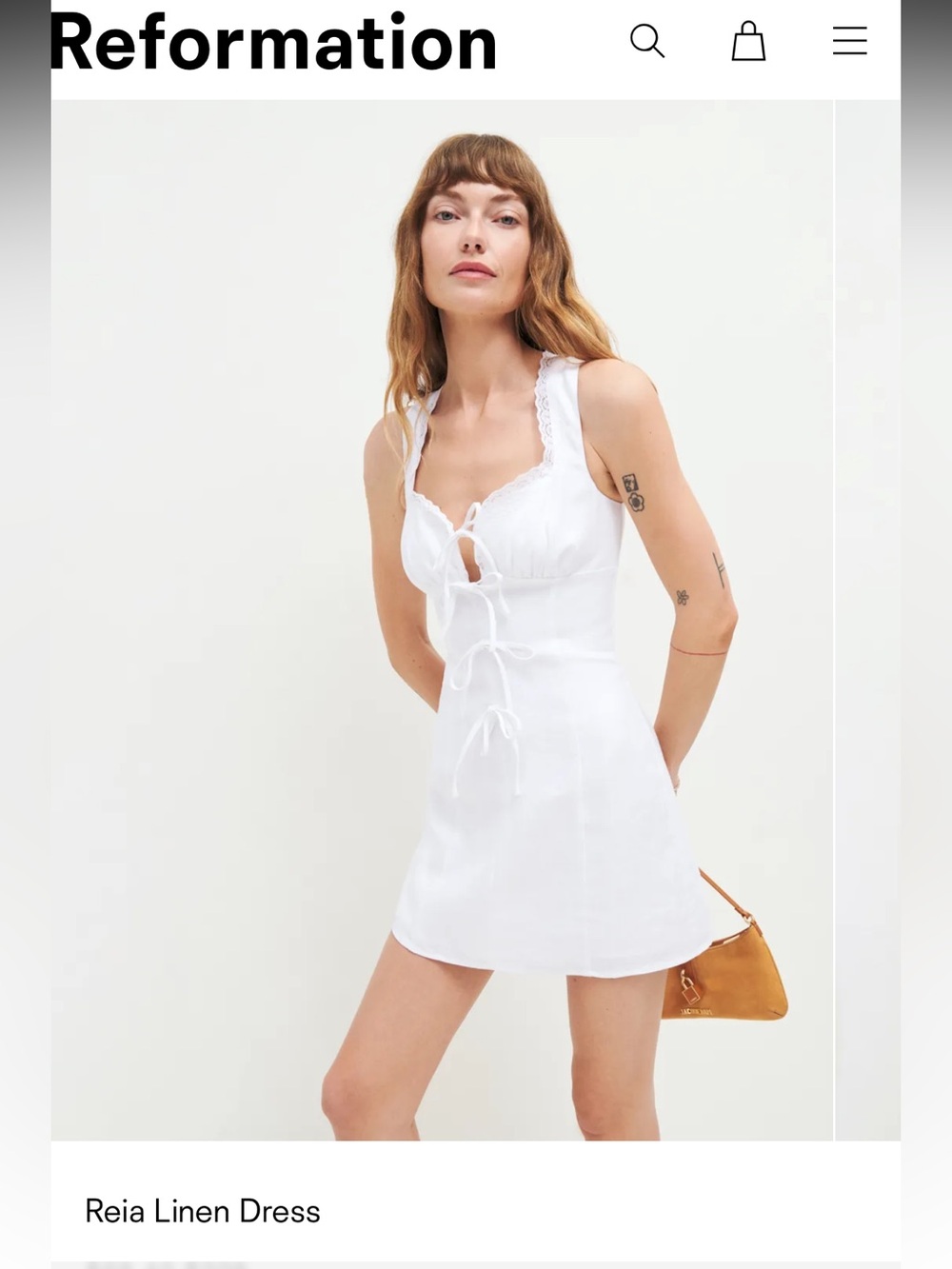 Reformation Reia Linen Dress